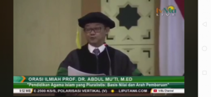 Resmi Prof Dr Abdul Muti Med Jadi Guru Besar Bidang Ilmu Pendidikan