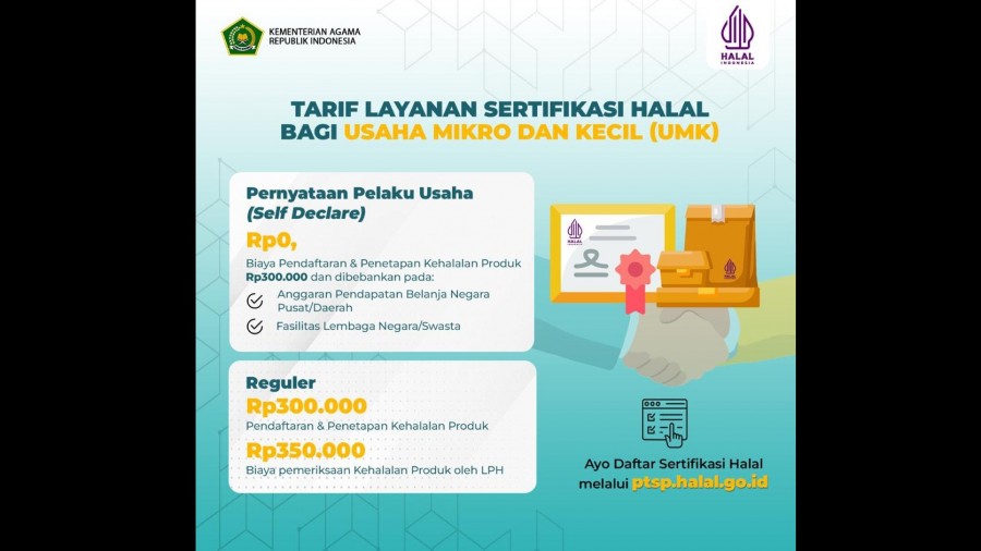 Sertifikasi Halal Gratis Dibuka 25 000 Kuota UMK Silakan Mendaftar