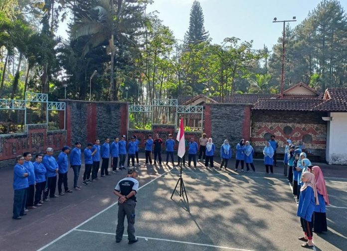 Suasana penutupan raker di Hotel Permata Biru, Trawas. (Nafi' Udin/KLIKMU.CO)