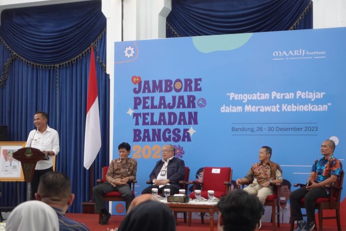 Pembukaan Jambore Pelajar Teladan Bangsa yang digelar Maarif Institute. (Demi Mursadi/KLIKMU.CO)