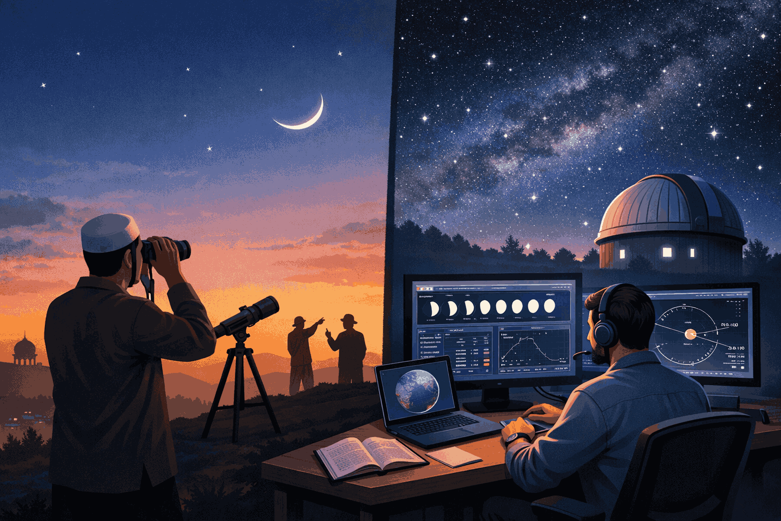 Hisab dan Rukyat Hilal: Cara Menentukan Awal Ramadan yang Perlu Dipahami Umat Hisab dan Rukyat Hilal: Cara Menentukan Awal Ramadan yang Perlu Dipahami Umat